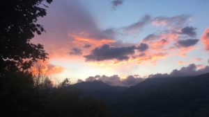 Coucher de Soleil electrique à MontChauvin