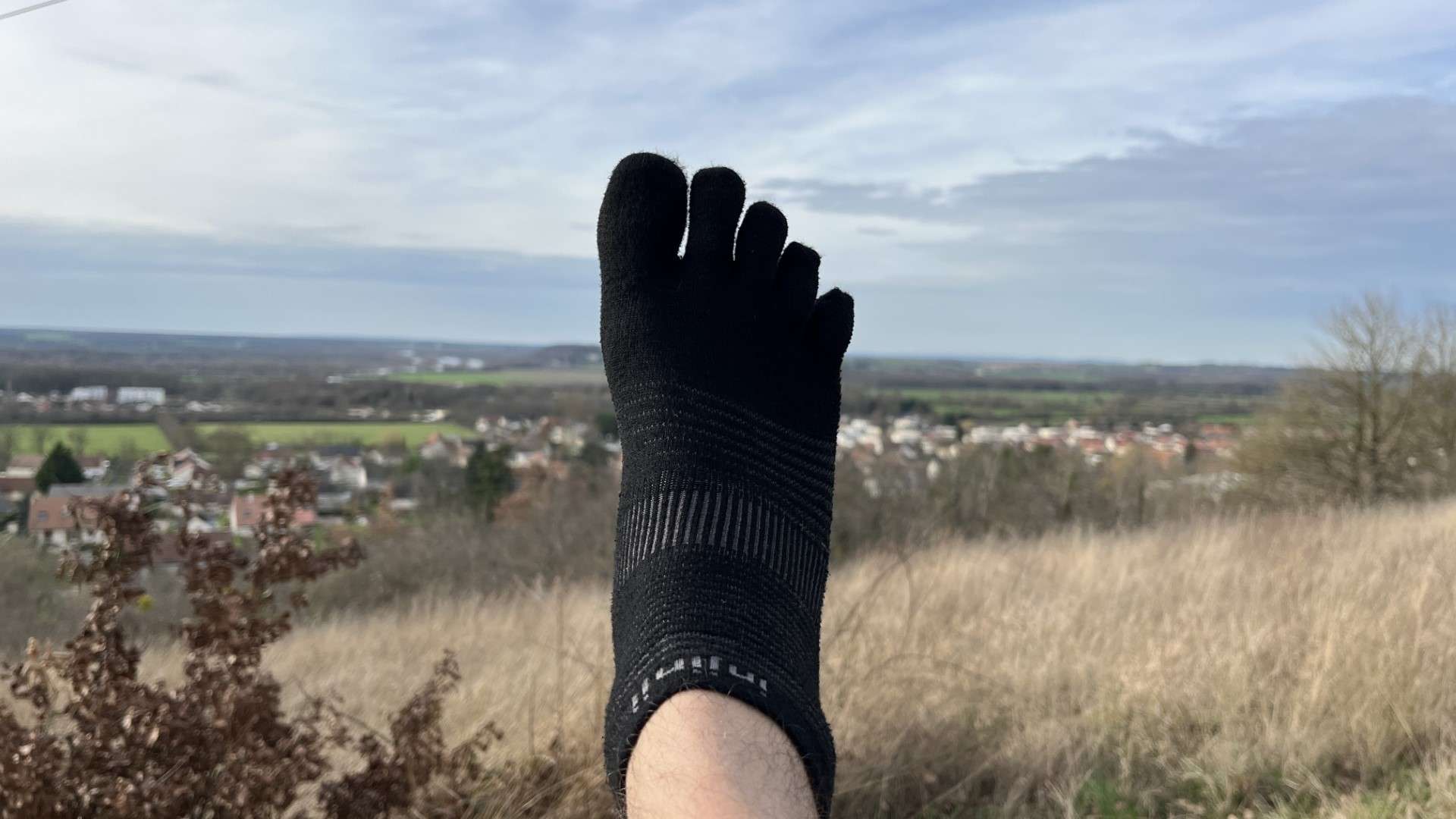 Chaussettes à doigts INJINJI idweight ini-crew Outdoor Nuwool pas