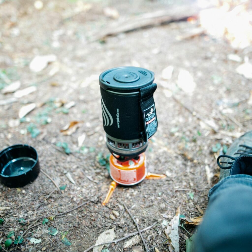 utilisation du réchaud Jetboil zip