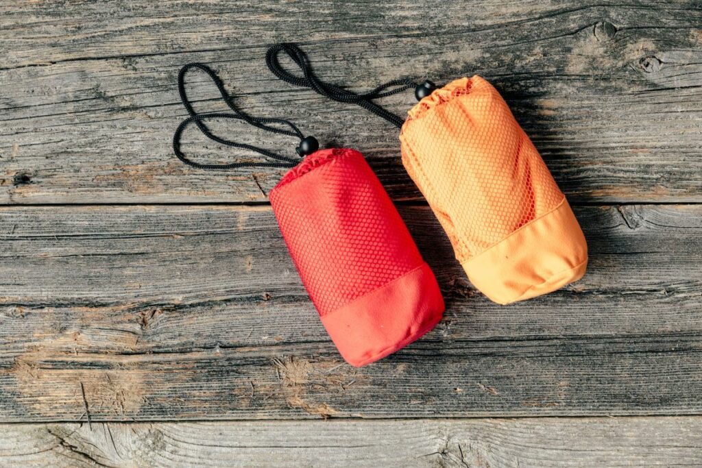 deux pochettes pour des réchauds pliables