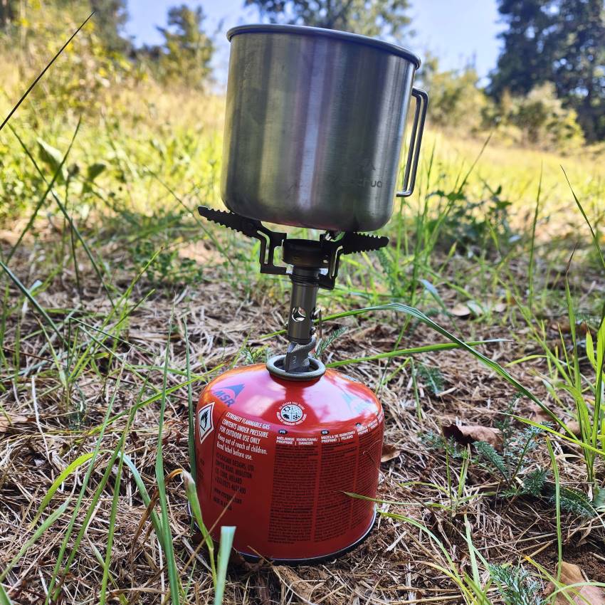 réchaud à gaz avec cartouche