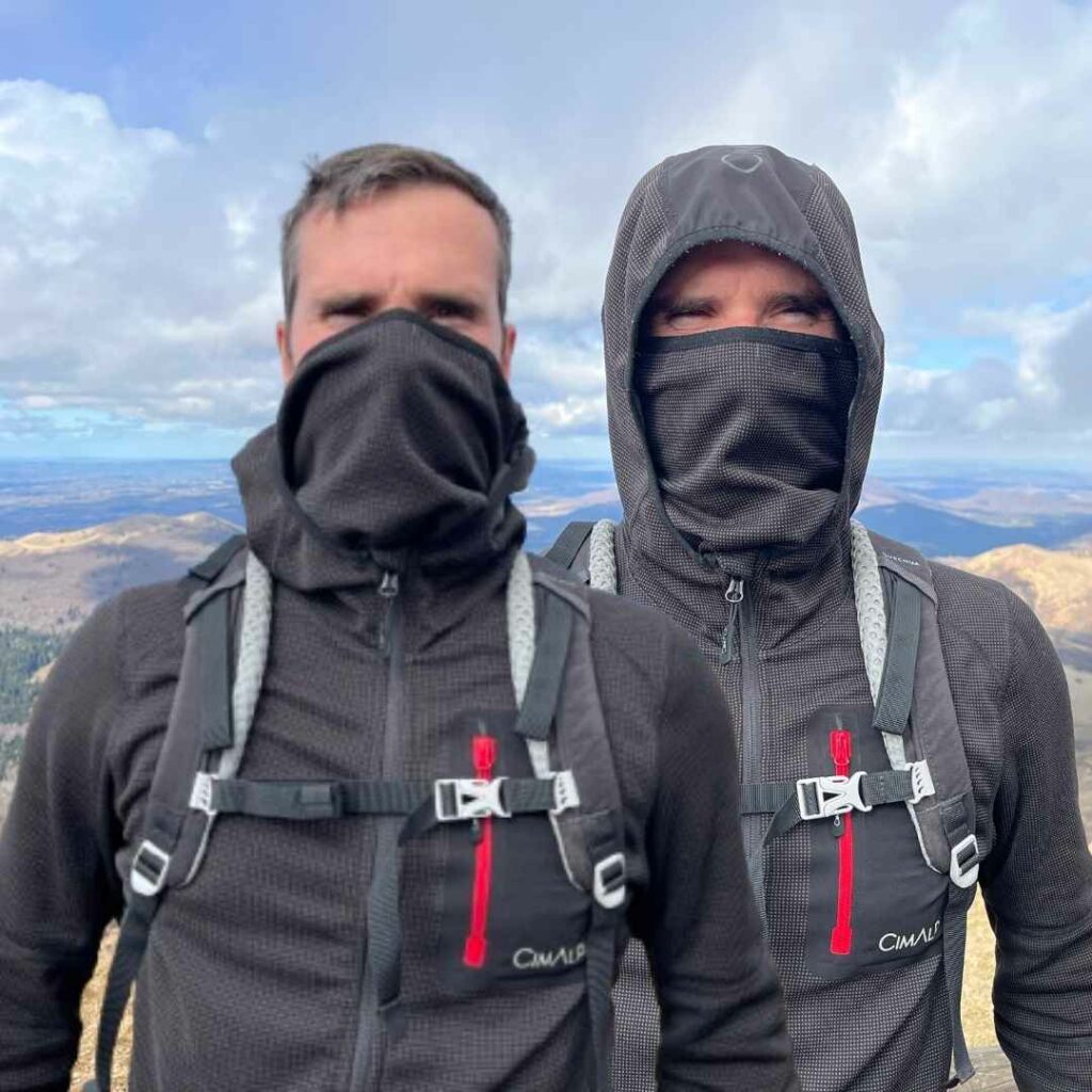 Polaire Jorasse avec capuche et masque anti froid