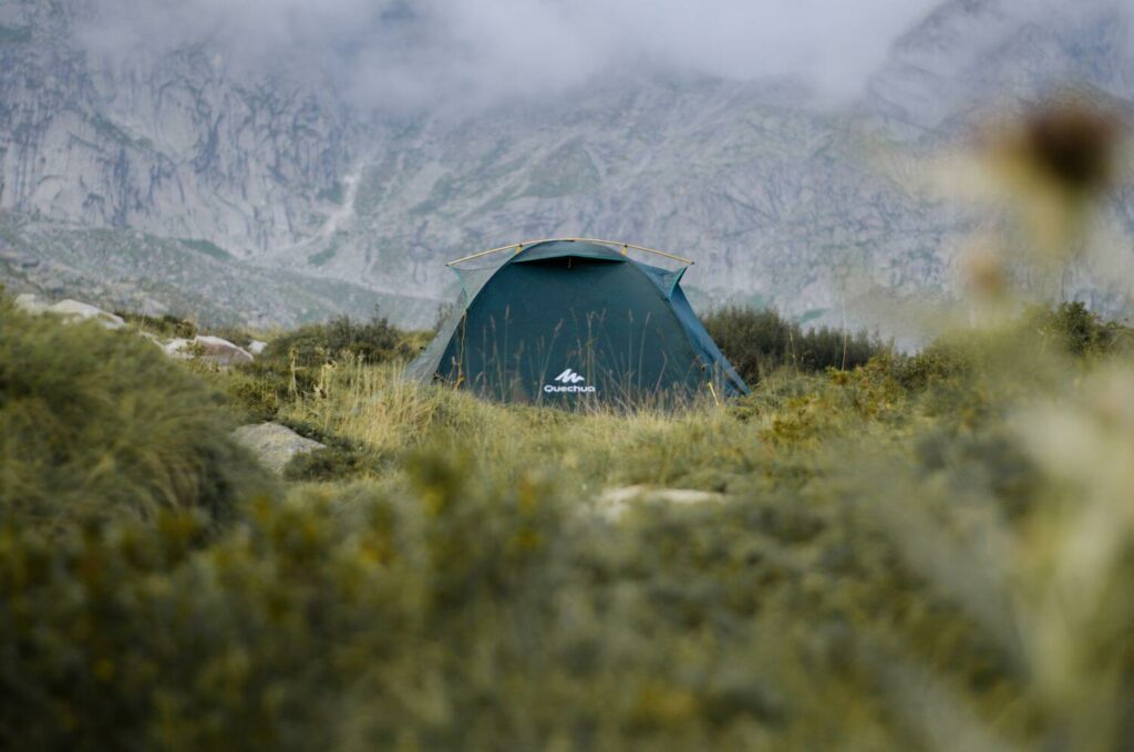 tente dans la nature