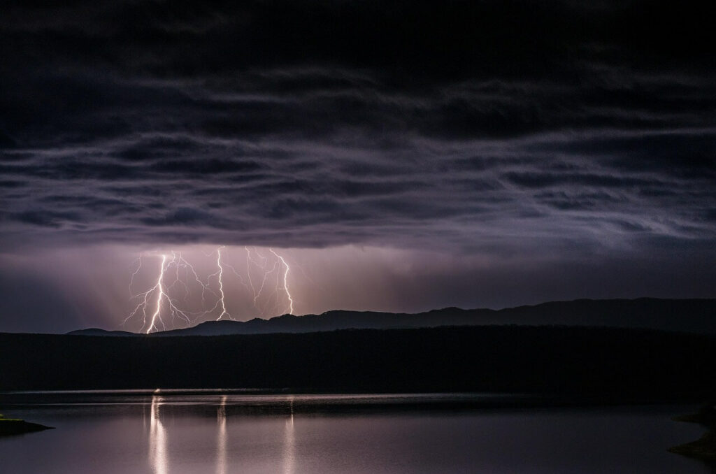orage à l'horizon